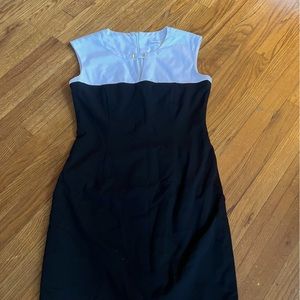 Calvin Klein dress size 8 ~ black and white